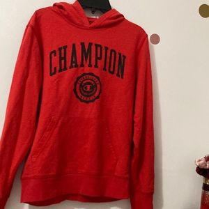Champion Youth Red Hoodie